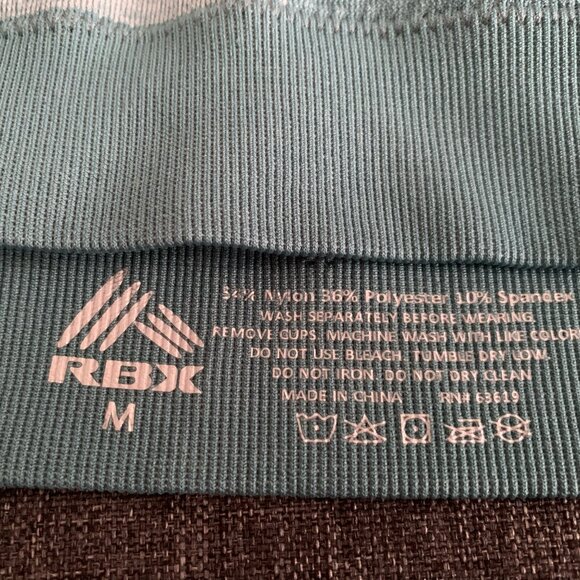 RBX Active Women's Racerback Low Impact Camo Sports Bra - Picture 9 of 12